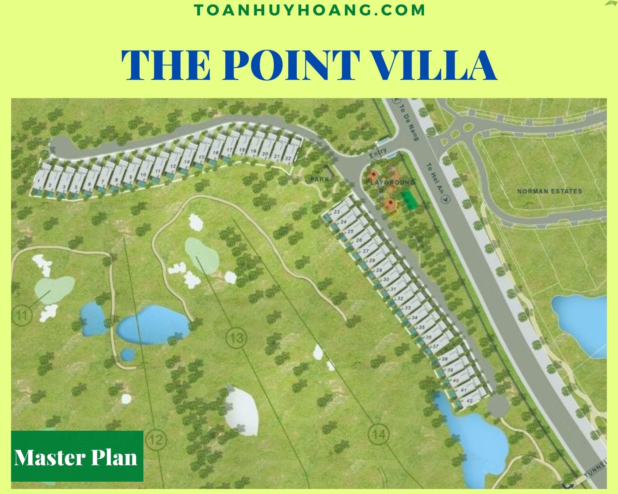 The Point Villa master plan