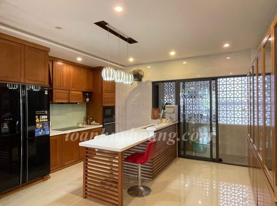 Beautiful 4-story House With the Garage Rental Near To Pham Van Dong Beach